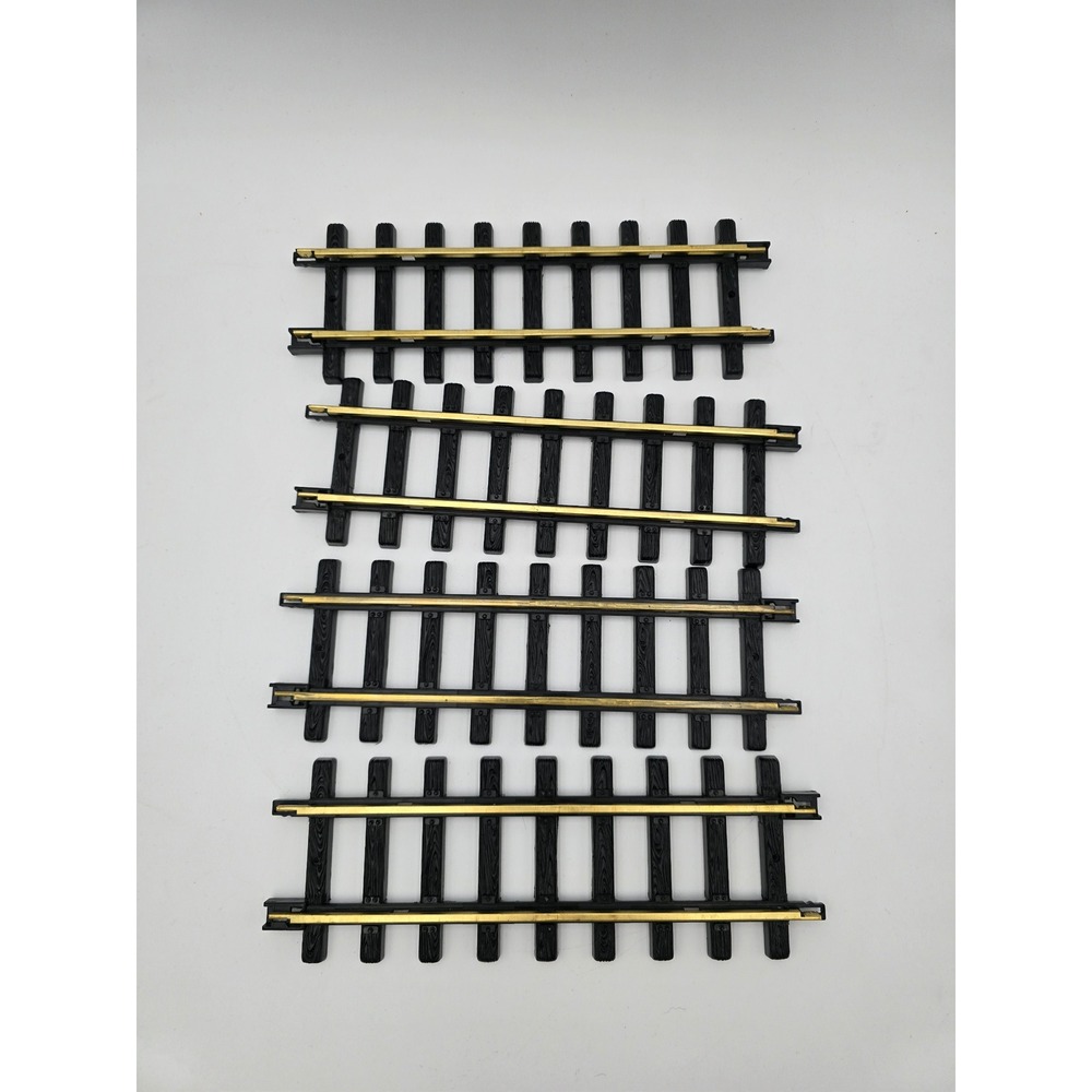 New Bright Holiday Express 3 Straight Tracks 384-387 Series Train Track polished